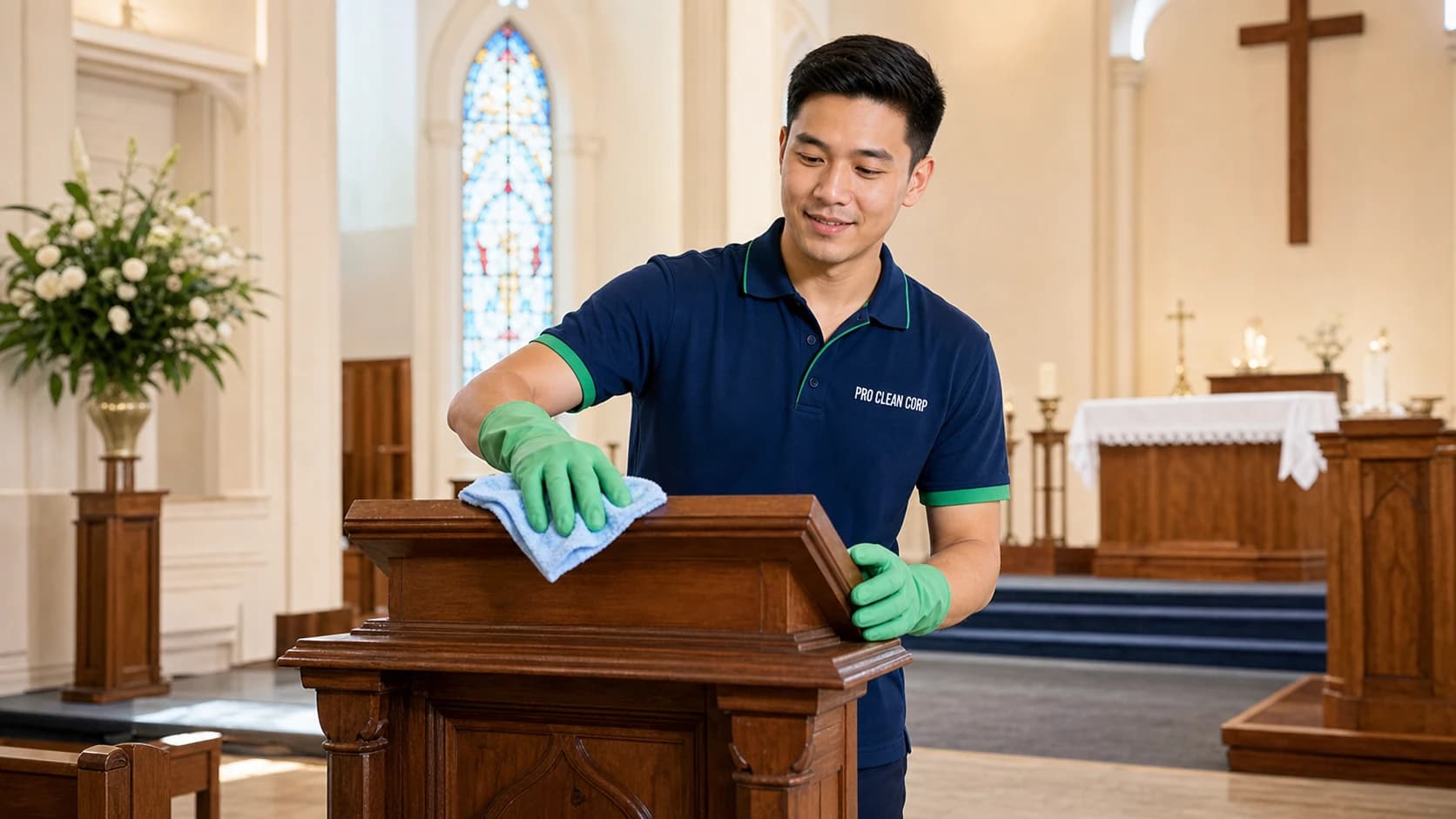 Church cleaning services North Sydney worship facility